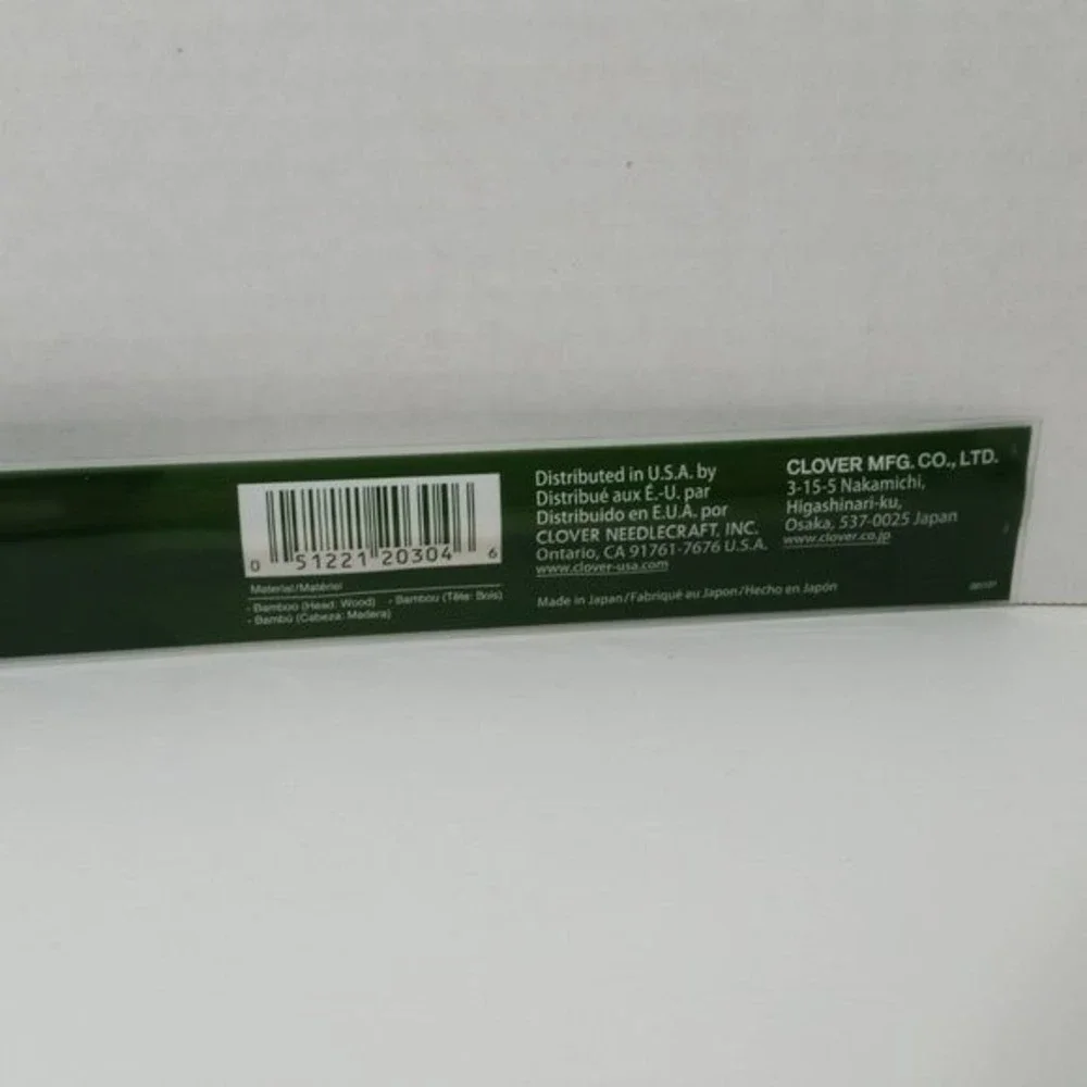 Clover Takumi Bamboo Knitting Needles US 4 13inch